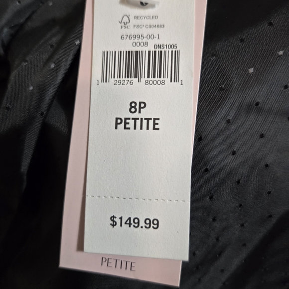 NEW Banana Republic Exclusive Petite Gray Blazer Size 8P - Picture 9 of 9